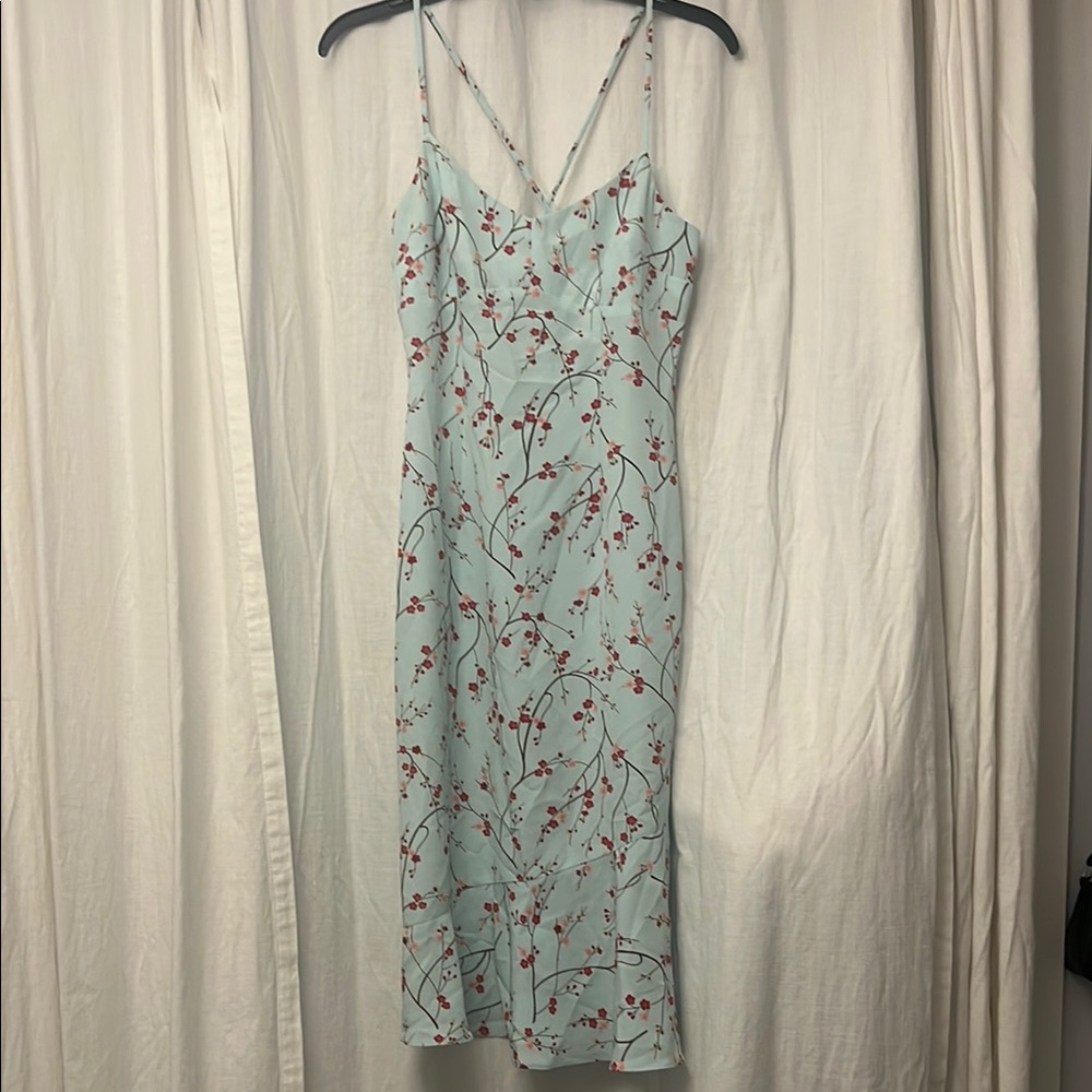 Express Floral Patterned Dress